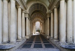 Perspective corridor of Palazzo Spada Francesco Borromini